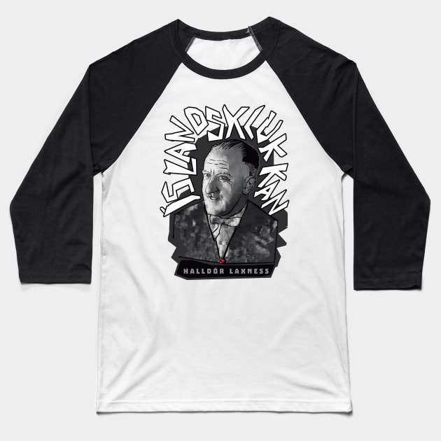 Halldor Laxness - The Bell of Iceland Baseball T-Shirt by Exile Kings 
